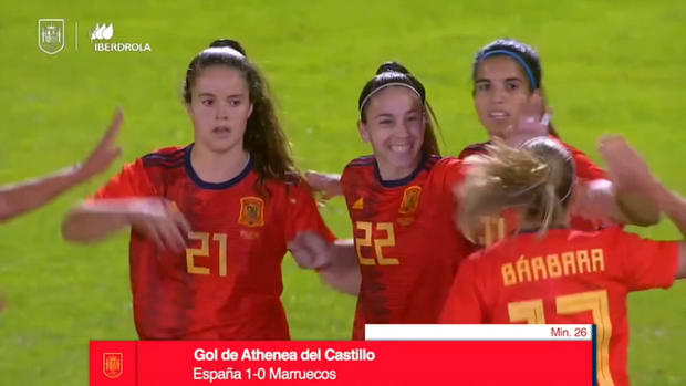 Spain women’s beat Morocco 3-0